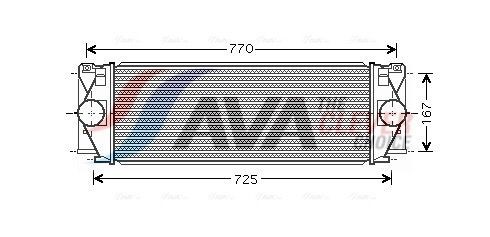 AVA COOLING SYSTEMS MS4396: Intercooler