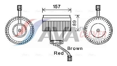 AVA COOLING SYSTEMS MS5268: Condensator, climatizare fara uscator