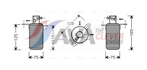 AVA COOLING SYSTEMS MSD373: Uscator, aer conditionat R134a