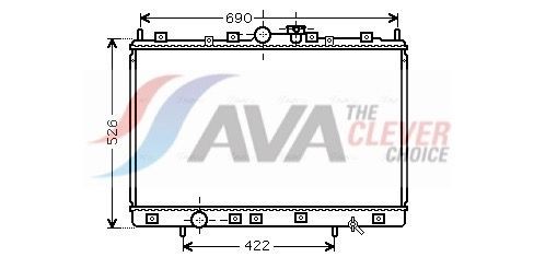 AVA COOLING SYSTEMS MT2189: Køler, motorkøling med oliekøler