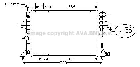 AVA COOLING SYSTEMS OL2253: Radiator, racire motor