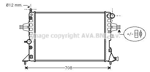 AVA COOLING SYSTEMS OL2254: Radiator, racire motor