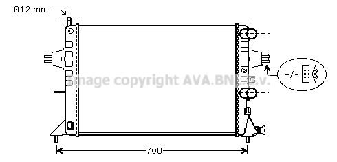 AVA COOLING SYSTEMS OL2255: Radiator, racire motor
