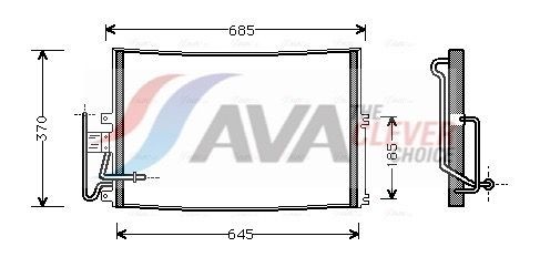 AVA COOLING SYSTEMS OLA5274: Condensator, climatizare fara uscator