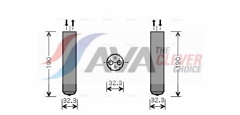 AVA COOLING SYSTEMS OLD343: Kuivati, kliimaseade R134a