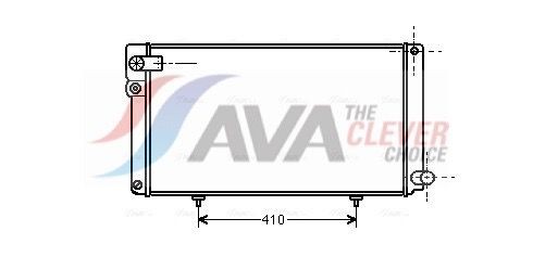 AVA COOLING SYSTEMS PE2042: Radiatore motore
