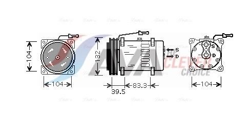 AVA COOLING SYSTEMS REAK072: Compresor AC