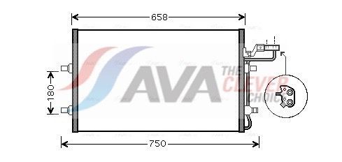 AVA COOLING SYSTEMS RTK384: Kompresor klimatizácie