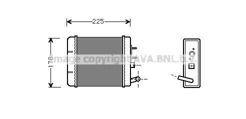 AVA COOLING SYSTEMS ST6014: Schimbator caldura, incalzire habitaclu