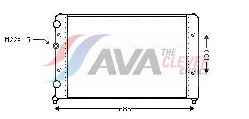 AVA COOLING SYSTEMS STA2031: Radiator, racire motor ** CLEVER FIT ** fara vas de expansiune