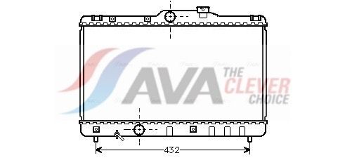 AVA COOLING SYSTEMS TO2140: Radiator, racire motor ** CLEVER FIT ** fara vas de expansiune