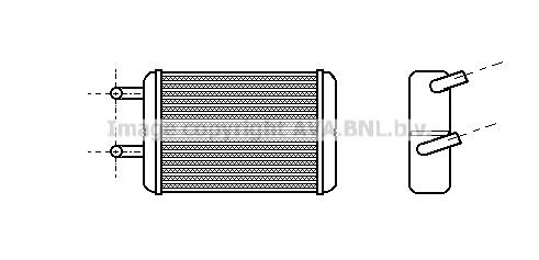 AVA COOLING SYSTEMS TO6133: Soojusvaheti, salongiküte