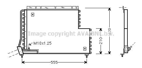 AVA COOLING SYSTEMS VW2022: Radiateur