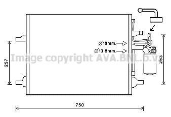 AVA COOLING SYSTEMS VW2039: Kylare