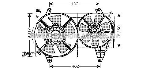 AVA COOLING SYSTEMS VW2080: Radiator, racire motor