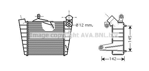AVA COOLING SYSTEMS VW4213: Intercooler