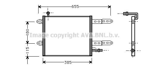 AVA COOLING SYSTEMS VW5150: Condensator, climatizare fara uscator