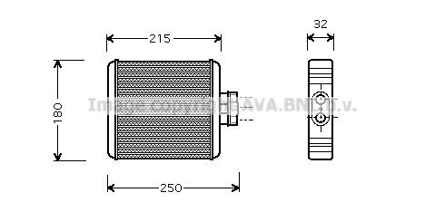 AVA COOLING SYSTEMS VW6196: Šilumokaitis, salono šildymas