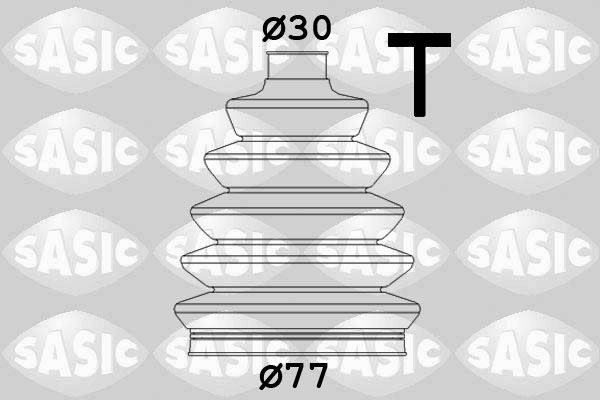 SASIC 1900009: Kaitsekummikomplekt, veovõll rattapool, Termoplast