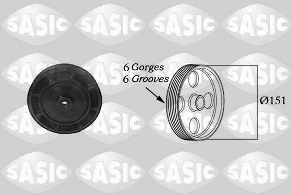 SASIC 2154006: Polea de cigüeñal
