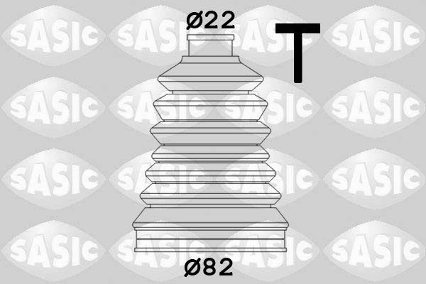 SASIC 2933053: Kaitsekummikomplekt, veovõll rattapool, Termoplast