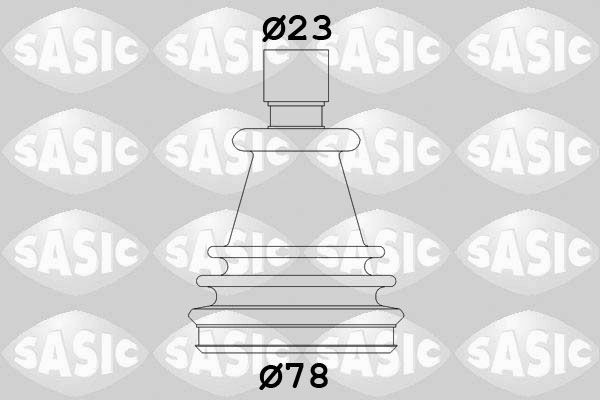SASIC 2933163: Kaitsekummikomplekt, veovõll rattapool