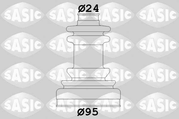 SASIC 2933423: Kaitsekummikomplekt, veovõll rattapool