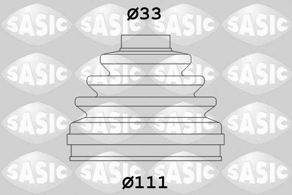 SASIC 2933993: Kit cuffia, semiasse lato ruota