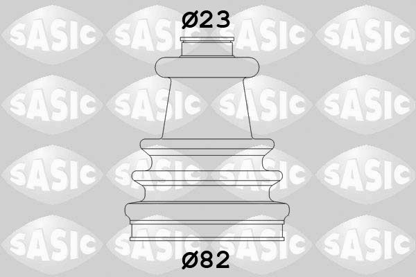 SASIC 4003420: Kaitsekummikomplekt, veovõll rattapool