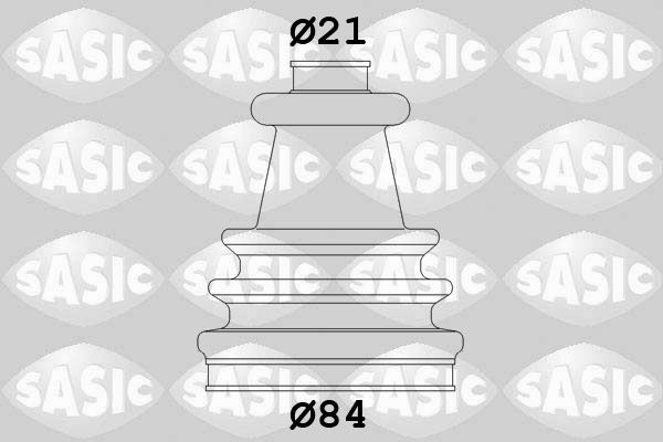 SASIC 4003426: Kaitsekummikomplekt, veovõll rattapool