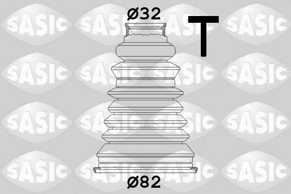 SASIC 4003432: Σετ φούσκες, άξονας μετ. κίν. από την πλευρά των τροχών, Θερμοπλαστικό υλικό