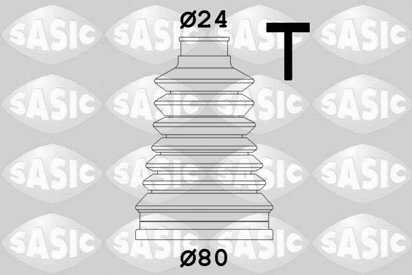 SASIC 4003440: Kaitsekummikomplekt, veovõll rattapool, Termoplast