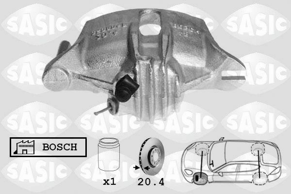 SASIC 6500004: Pidurisadul esisild vasakul