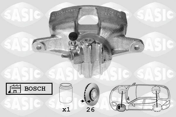 SASIC 6500008: Pidurisadul esisild vasakul
