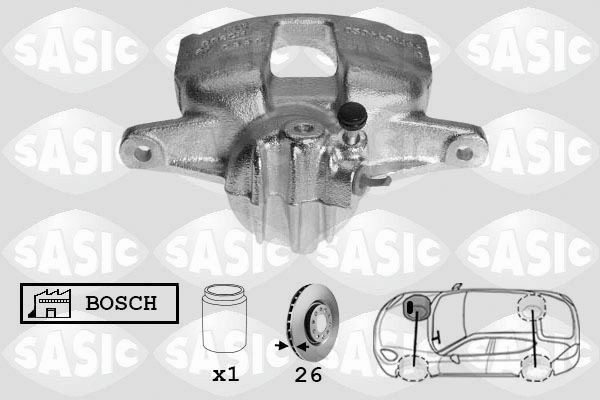SASIC 6500009: Pidurisadul esisild paremal