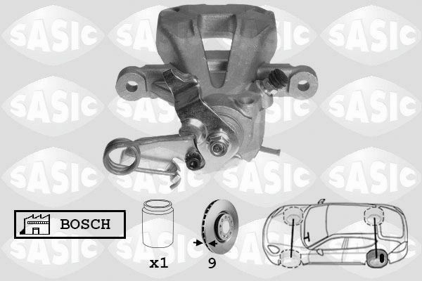 SASIC 6500036: Pidurisadul Tagasild vasakul
