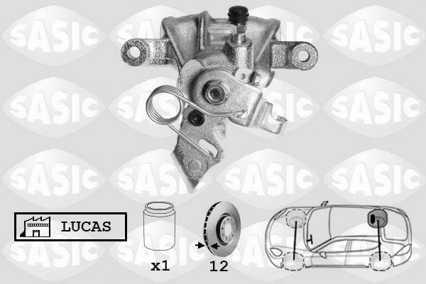 SASIC 6500045: Pidurisadul Tagasild paremal