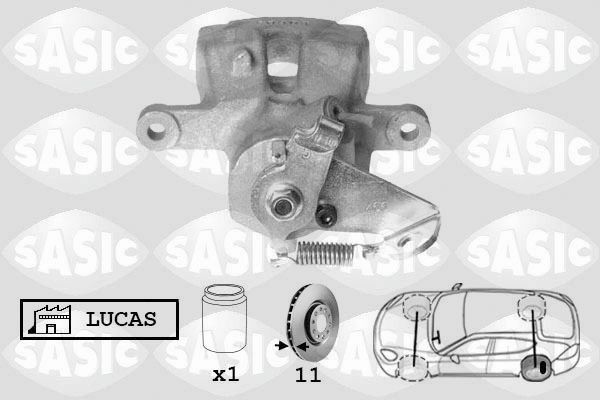 SASIC 6504006: Pidurisadul Tagasild vasakul