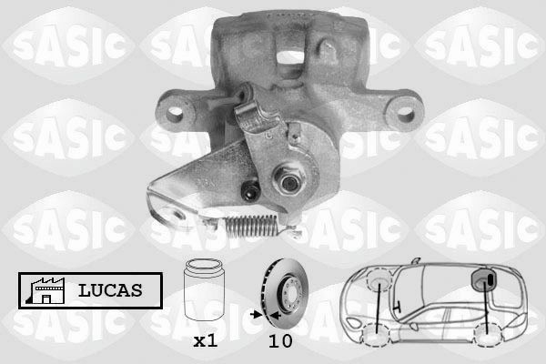 SASIC 6504007: Pidurisadul Tagasild paremal