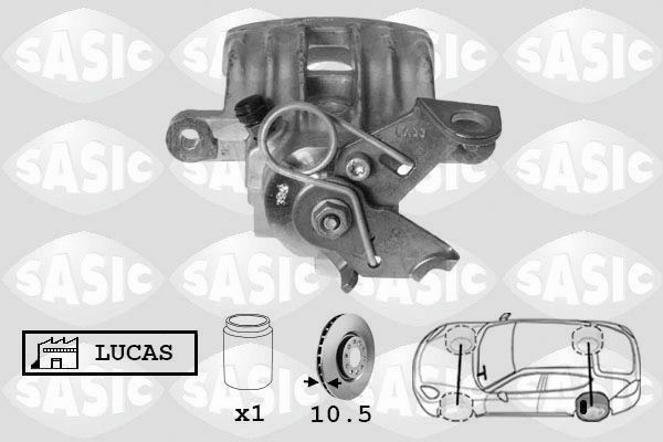 SASIC 6506002: Pidurisadul Tagasild vasakul