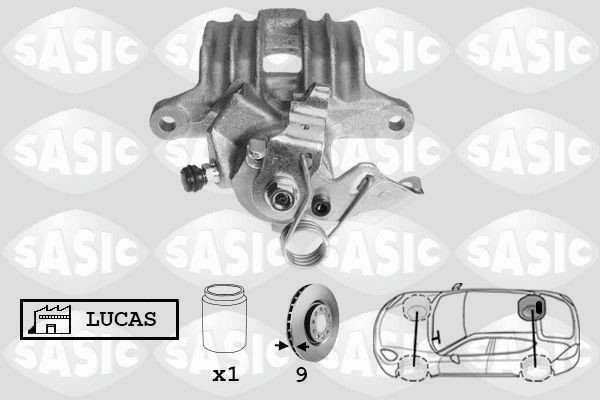 SASIC 6506011: Pidurisadul Tagasild paremal