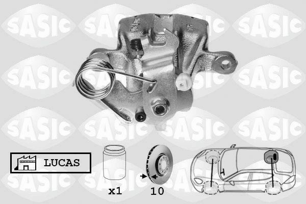 SASIC 6506013: Pidurisadul Tagasild paremal