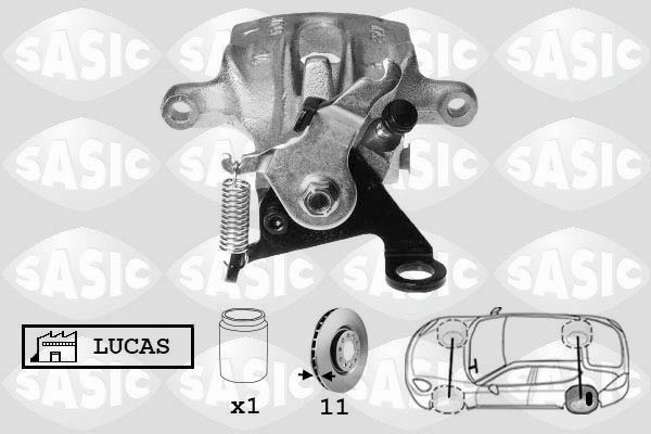 SASIC 6506028: Pidurisadul Tagasild vasakul