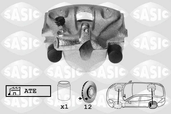 SASIC 6506048: Pidurisadul Tagasild vasakul