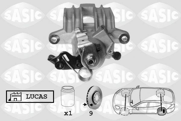 SASIC 6506072: Pidurisadul Tagasild vasakul