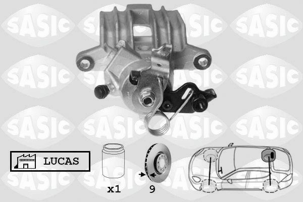 SASIC 6506073: Pidurisadul Tagasild paremal
