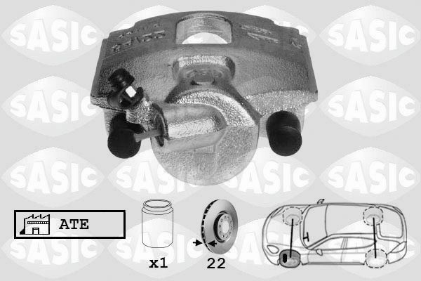 SASIC 6506108: Pidurisadul esisild vasakul