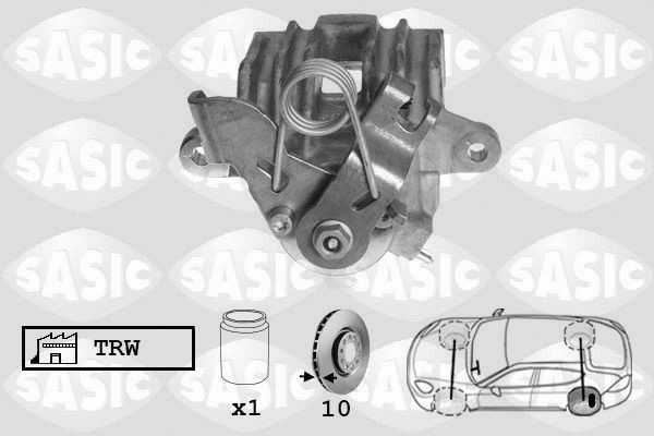 SASIC 6506140: Pidurisadul Tagasild vasakul