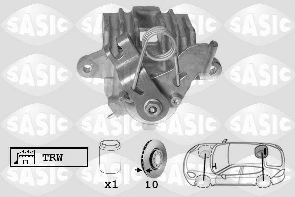 SASIC 6506141: Pidurisadul Tagasild paremal