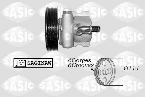 SASIC 7070016: Roolivõimu pump